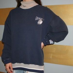 Thrifted Georgetown Turtleneck Sweatshirt